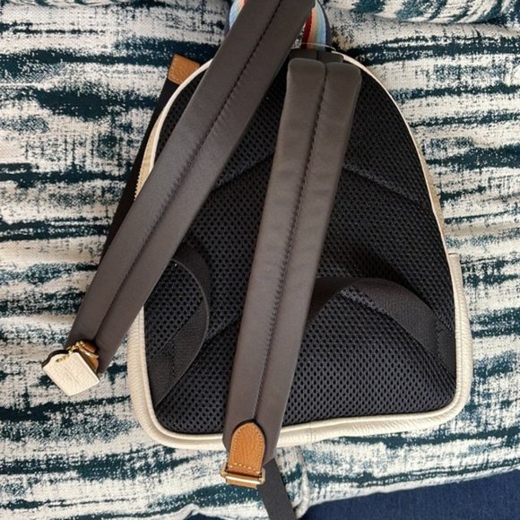 Coach Mini Court Backpack In Signature Canvas With Pear Light Khaki Chal… - Picture 14 of 14